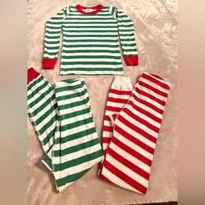 Hanna Andersson Holiday striped pajama set 120